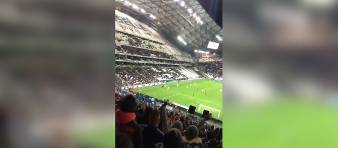 Un chant pour Gustavo dans les tribunes du Vél' !