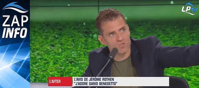 Zap : Rothen s'enflamme pour Benedetto