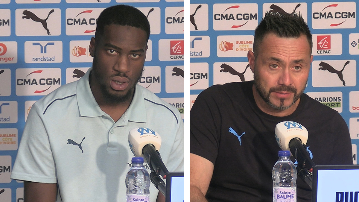 Intégrale de la conférence de presse de Geoffrey Kondogbia et Roberto De Zerbi avant la réception de Nice