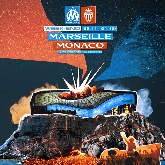 OM-Monaco : Réservez vos places !