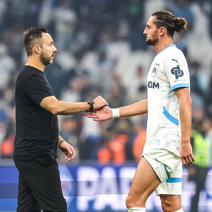 OM : Rabiot décrypte le choix de De Zerbi de l'utiliser relayeur droit !